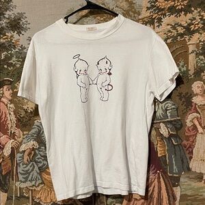Kewpie angel devil John Galt White T-Shirt